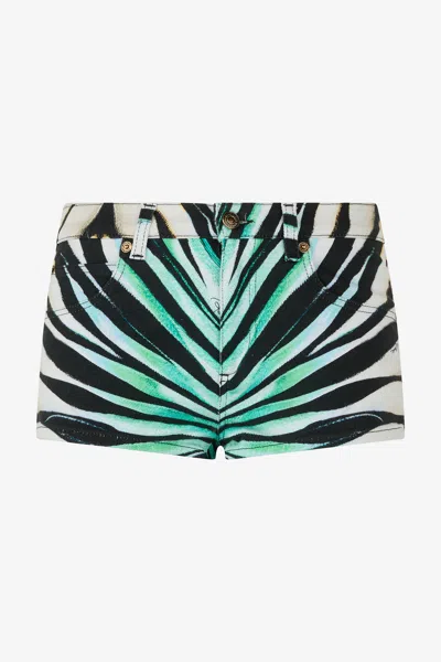 Roberto Cavalli Ray Of Sea Print Shorts