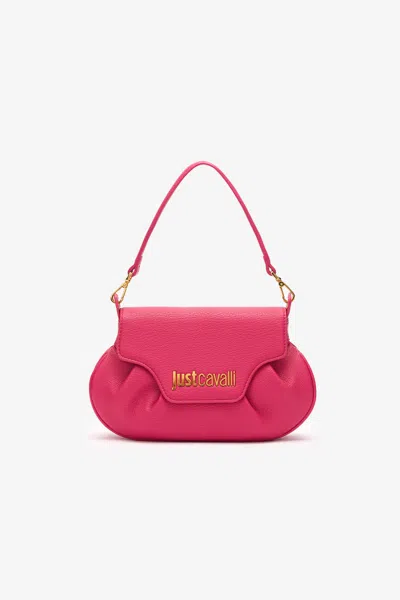 Roberto Cavalli Shoulder Bag With Logo In Lady