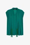 Roberto Cavalli Silk Blouse In Light Blue