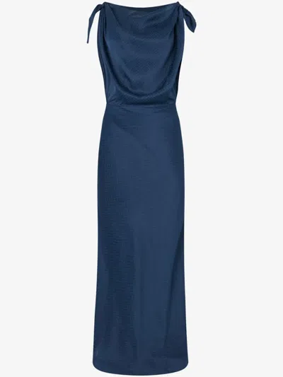 ROBERTO CAVALLI SILK MIDI DRESS