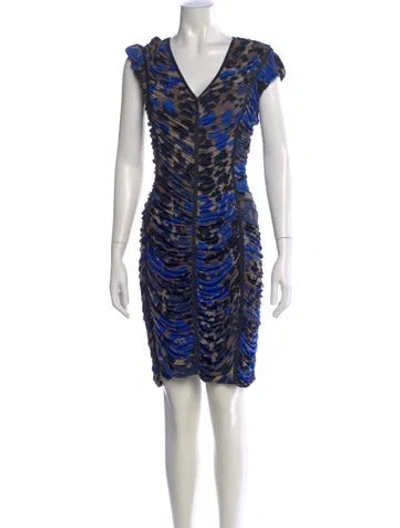 Pre-owned Roberto Cavalli Silk Mini Dress