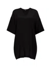 Roberto Cavalli Silk Mini Dress In Black