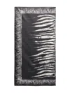 Shop Roberto Cavalli Silk Scarf In Black