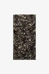 Roberto Cavalli Silk Scarf With Pattern In Black-white