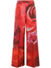 ROBERTO CAVALLI SILK TROUSERS