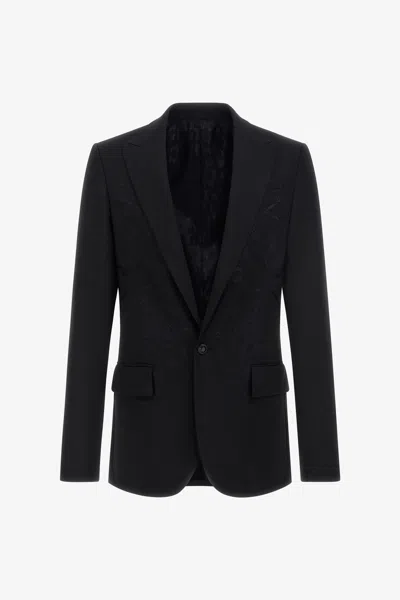 Roberto Cavalli Single-breasted Blazer In Black