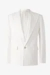 Roberto Cavalli White Tailored Blazer In White