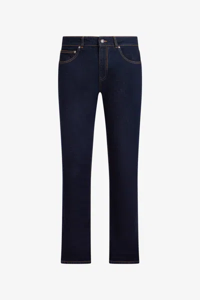 Roberto Cavalli Skinny Fit Jeans In Purple