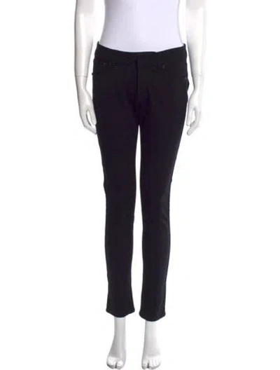 Pre-owned Roberto Cavalli Skinny Leg Pants In Black