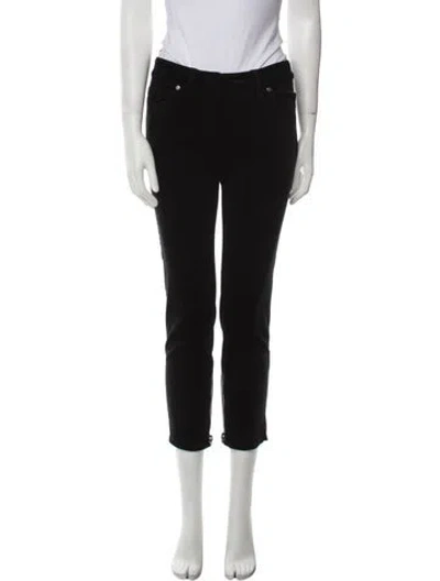 Pre-owned Roberto Cavalli Skinny Leg Pants In Black