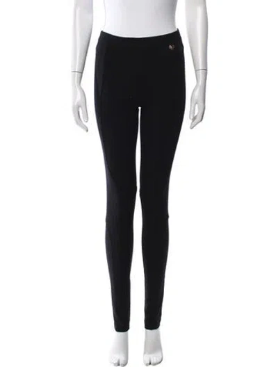 Pre-owned Roberto Cavalli Skinny Leg Pants In Black