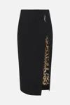 Roberto Cavalli Slit-detailed Midi Skirt
