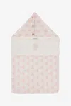 Roberto Cavalli Sleeping Bag With Rc Monogram In Pink