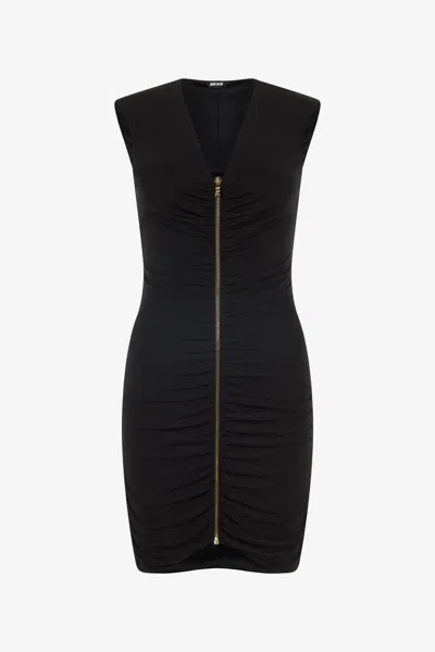 Roberto Cavalli Sleeveless Mini Dress In Black
