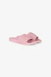 Roberto Cavalli Slides With Monogram Jc And Logo In Pink