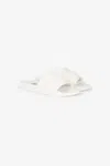 Roberto Cavalli Slides With Monogram Jc And Logo In White
