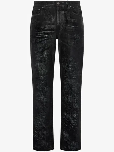 Roberto Cavalli Slim-cut Jeans In Black