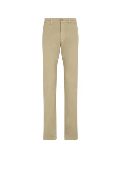 Roberto Cavalli Slim-fit Chinos In Military Green