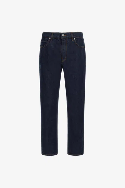 Roberto Cavalli Slim Jeans In Dark Blue