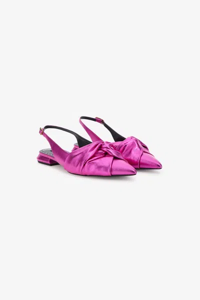 Roberto Cavalli Slingback Le Pettegole In Fuchsia