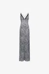 Roberto Cavalli Slip Dress With Leopard Print