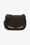 Roberto Cavalli Small Fang Shoulder Bag In Black