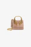 Roberto Cavalli Small Roar Bag In Pink