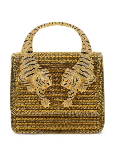 ROBERTO CAVALLI SMALL ROAR TOP-HANDLE BAG