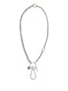 Roberto Cavalli Chain With Snake And Fang In Silber