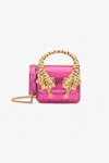 Roberto Cavalli Snake-effect Roar Phone Case In Fuchsia