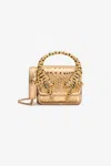 Roberto Cavalli Snake-effect Roar Phone Case In Gold