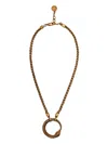 Roberto Cavalli Necklace With Snake Pendant In Gold