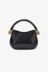 Roberto Cavalli Snake-print Hobo Roar Bag In Black