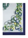 Roberto Cavalli Snake-print Scarf In Multi