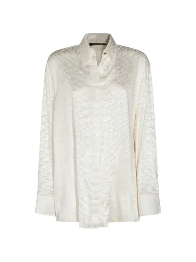 Roberto Cavalli Shirts Light And Natural In Neutral
