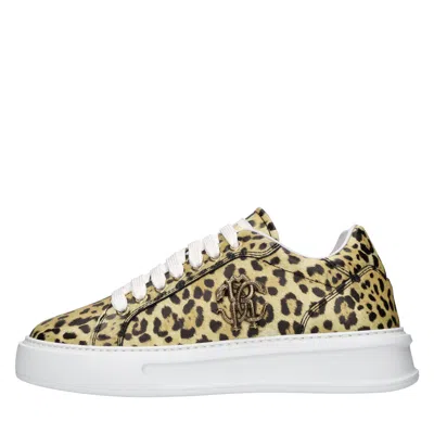 Roberto Cavalli Sneakers In Animal Print