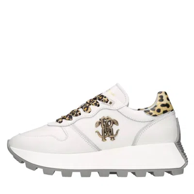 Roberto Cavalli Sneakers In White