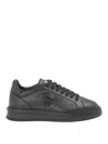 Roberto Cavalli Logo-plaque Trainers In Black