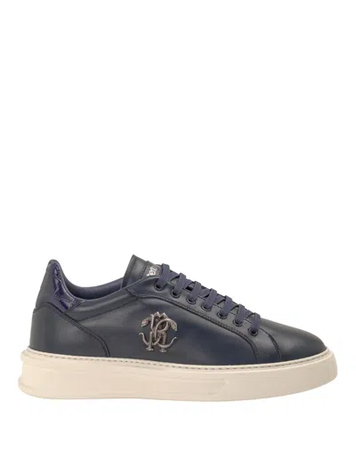 Roberto Cavalli Sneakers In Blue