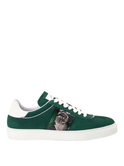 Roberto Cavalli Sneakers In Green