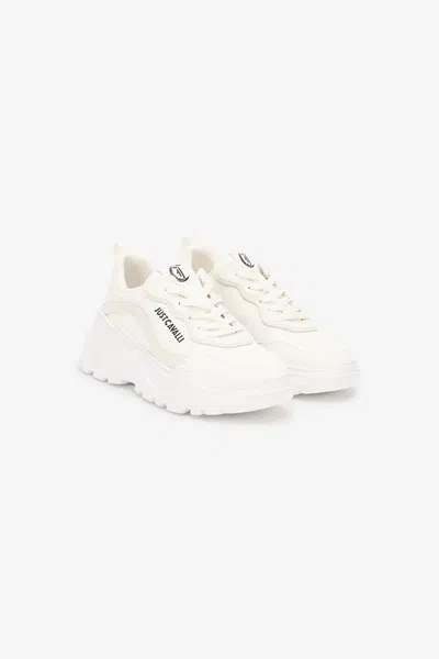Roberto Cavalli Sneakers With Lug Sole And Logo