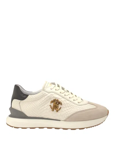Roberto Cavalli Sneakers In Neutral