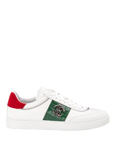 Roberto Cavalli Sneakers In White