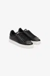 Roberto Cavalli Sneakers With All-over Rc Monogram In Black/silver