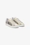 Roberto Cavalli Sneakers With Cobra Print In Ivory