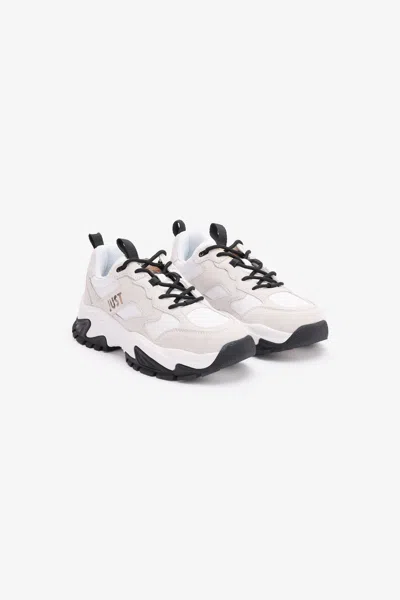 Roberto Cavalli Sneakers With Jaguar Skin Logo In White