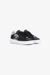 Roberto Cavalli Sneakers With Monogram Mirror Snake In Black