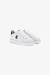 Roberto Cavalli Sneakers With Monogram Rc In White/black