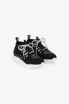 Roberto Cavalli Sneakers With Snake-effect Inserts In Black