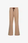Roberto Cavalli Soft Trousers In Light Brown